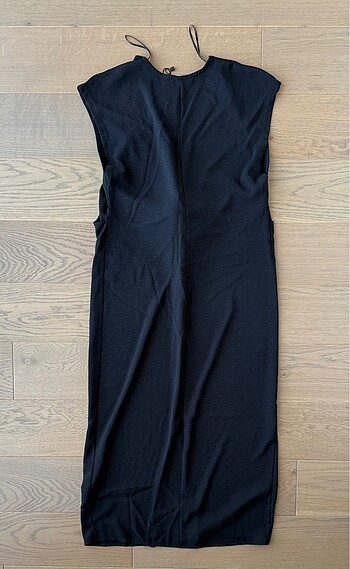 Zara siyah midi elbise - Görsel 5