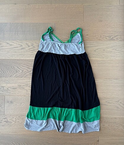 Batik ince askılı elbise - Görsel 4