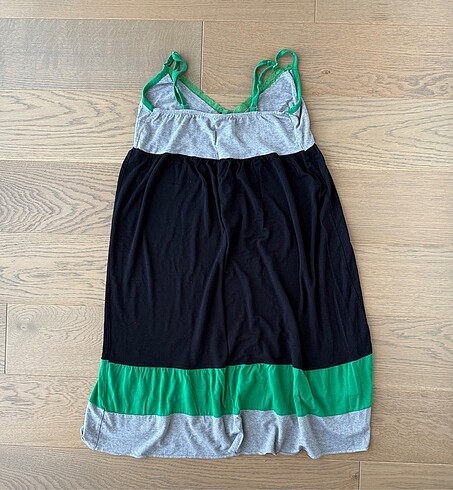 Batik ince askılı elbise - Görsel 5