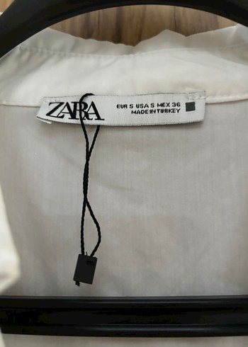 Beyaz Kısa Kollu Mini Keten Elbise - Görsel 3