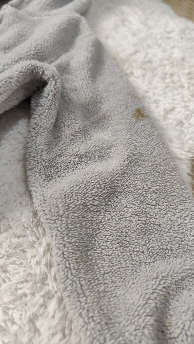 Gri Peluş Kedi Tulumu Kapüşonlu - Görsel 4