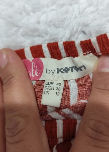 Kırmızı Çizgili Kısa Tulum - Görsel 5