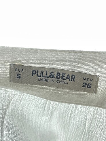 s Beden beyaz Renk Pull and Bear Mini Üst %70 İndirimli.