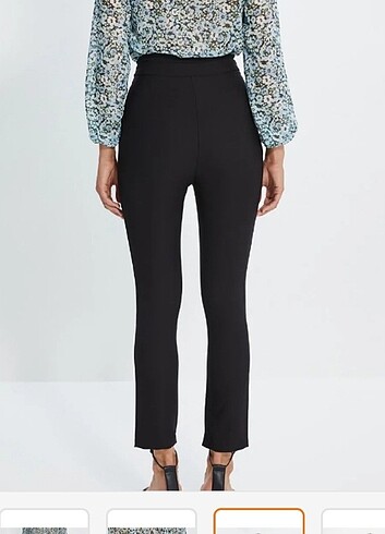 s Beden siyah Renk Sıfır ürün Siyah Havuç Pileli Pantalon