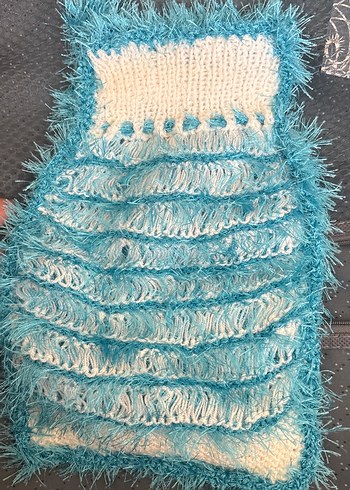 Parlak Turkuaz Banyo Süngeri - Görsel 2