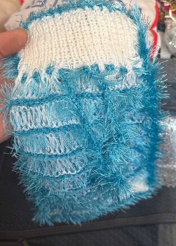 Parlak Turkuaz Banyo Süngeri - Görsel 3