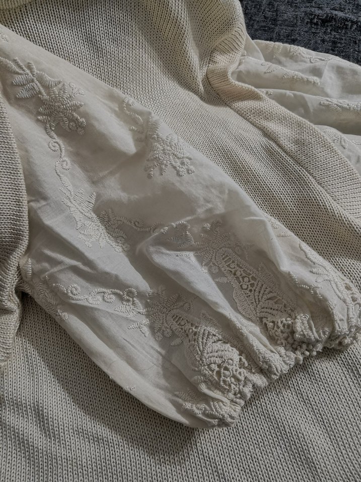 Jimmy key triko ekru - Görsel 5