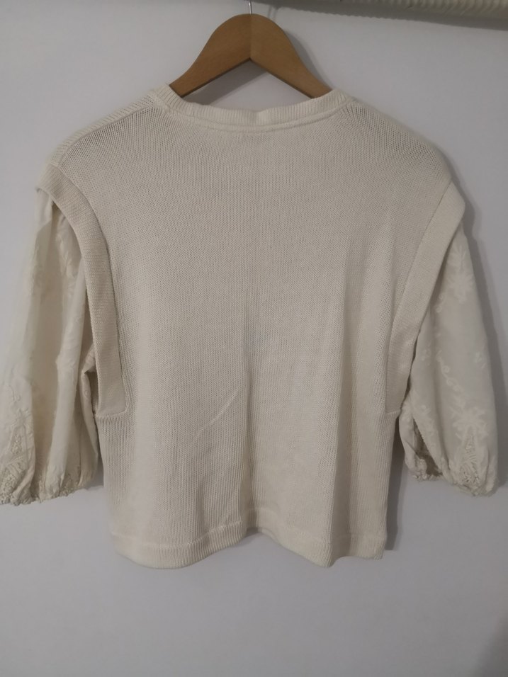 Jimmy key triko ekru - Görsel 2