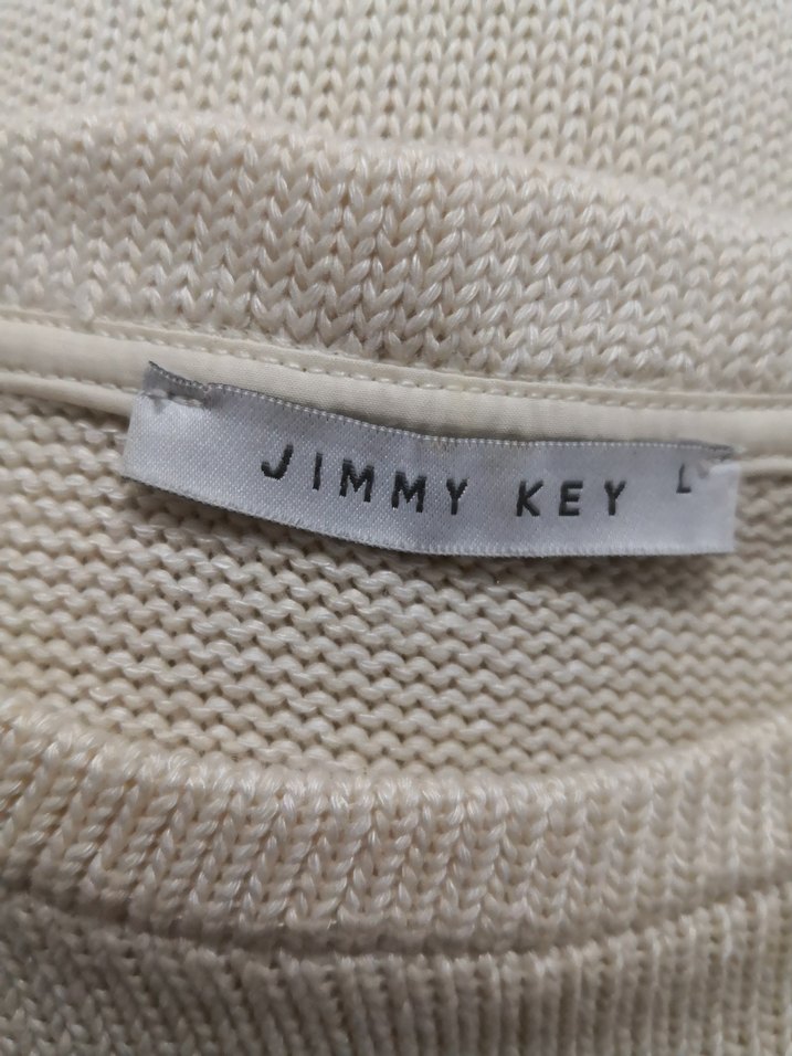 Jimmy key triko ekru - Görsel 3