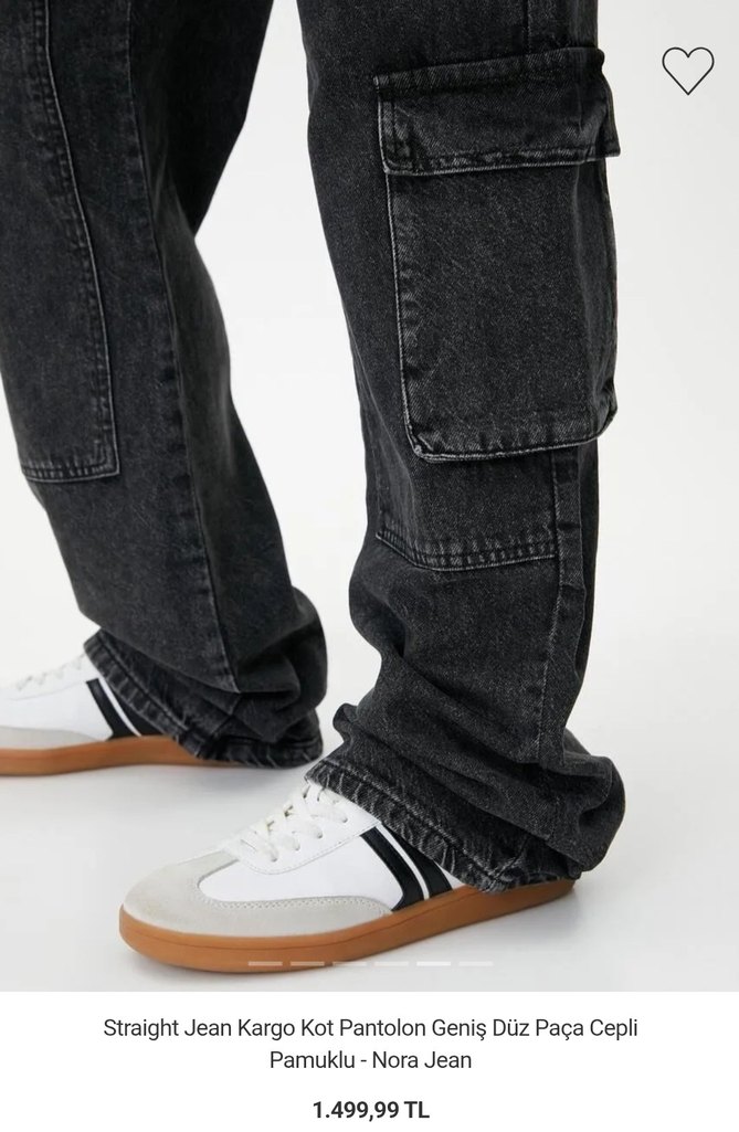 koton geniş paça jean - Görsel 4