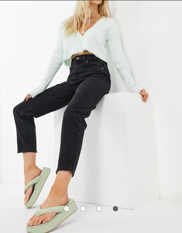 pull&bear mom jean - Görsel 3