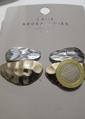 Zara büyük küpe - Görsel 2