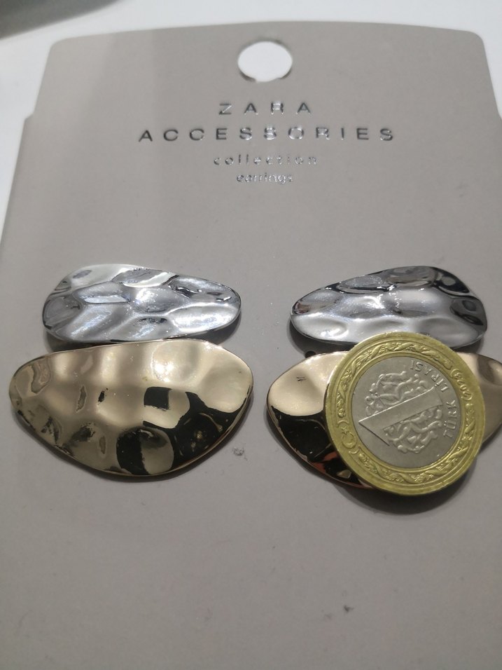 Zara büyük küpe - Görsel 2