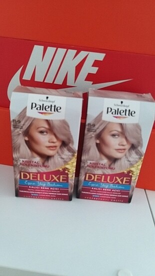 Saç boyası palette