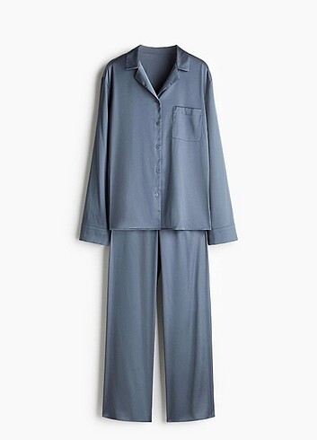 l Beden H&M pijama takımı saten