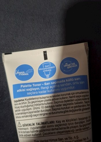 Palette Küllü Sarı Yarı Kalıcı Toner - Görsel 8