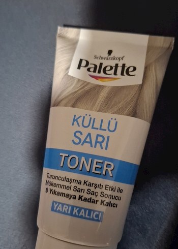 Palette Küllü Sarı Yarı Kalıcı Toner - Görsel 4