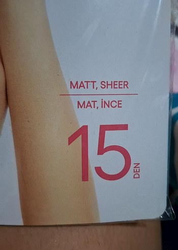 Beden Penti Super Mat İnce 15 DEN Çorap