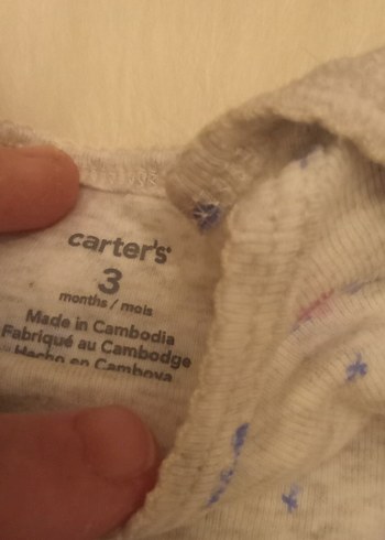 3 Ay Beden mavi Renk #zara#carters#body#zıbın
