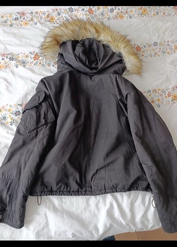 Siyah Kadın mont - Görsel 5