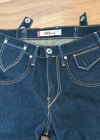 Levis Levi S 503 Loose Koyu Mavi Denim Jean