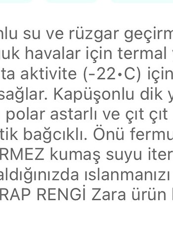 Bordo su geçirmez mont - Görsel 3