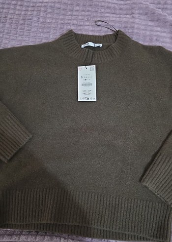 Kadın Haki Kazak - Görsel 2