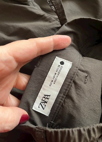 Kadın Kahverengi Salaş Pantolon - Görsel 4