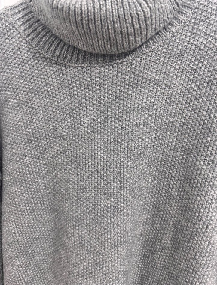 Gri Örgü kazak - Görsel 2