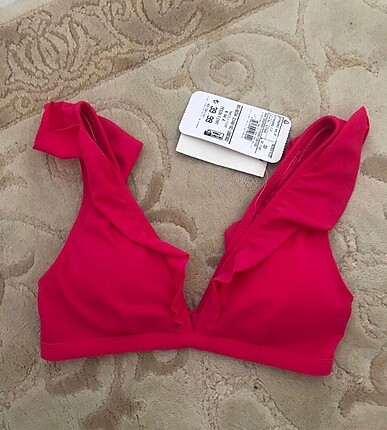 Fuşya bikini üst