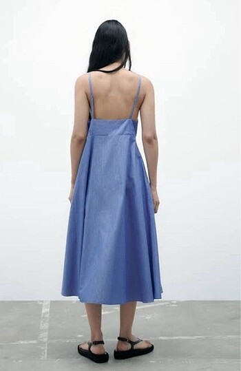 Zara Poplin elbise