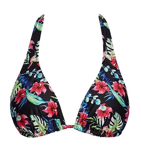 Çiçekli bikini üst