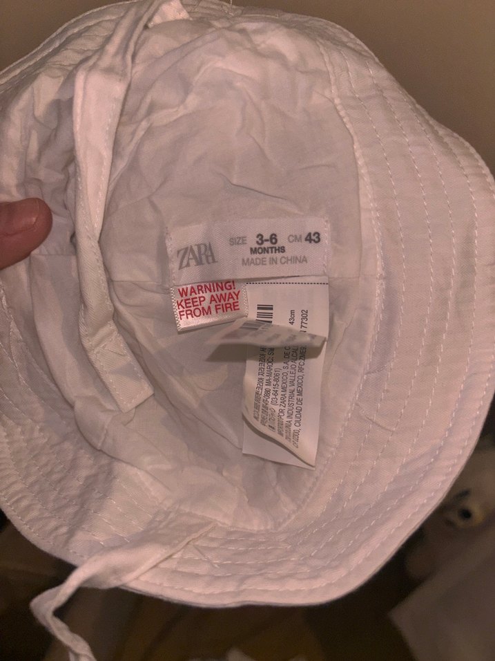 Beyaz Keten Kadın Şapka - Görsel 2