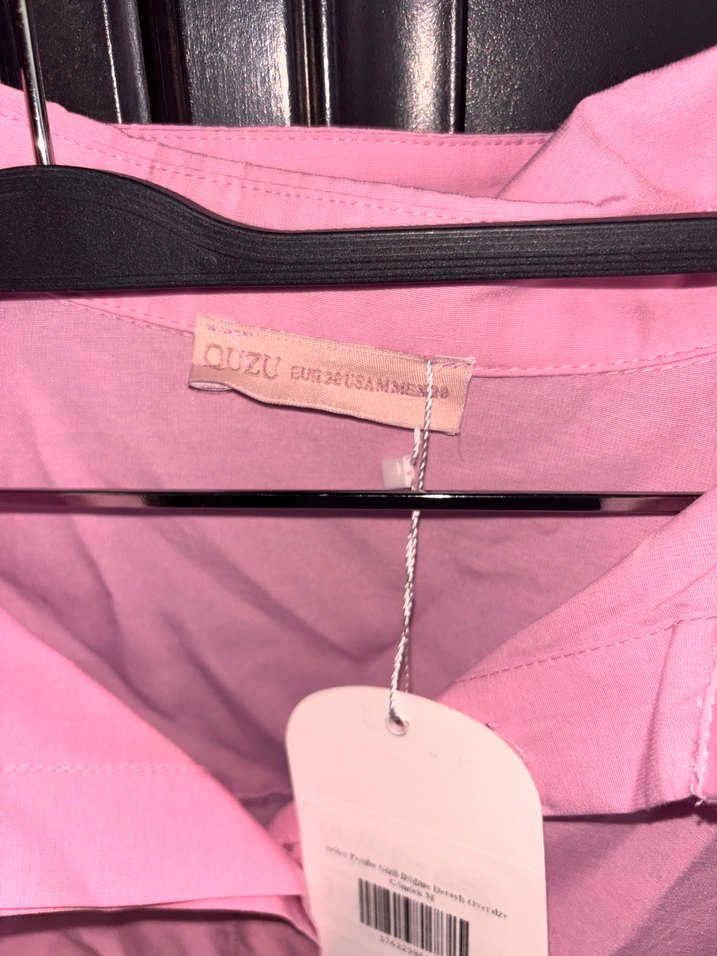 Pembe Uzun Kollu Gömlek - Görsel 2