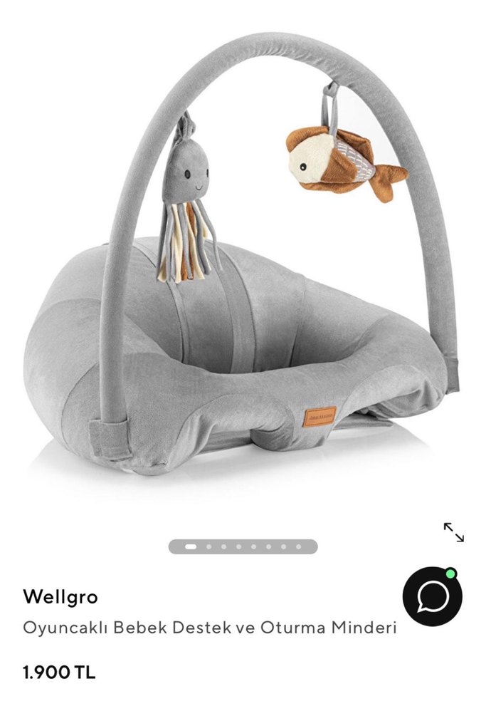 Wellgro Bebek Oturma Destek Yastığı - Görsel 4