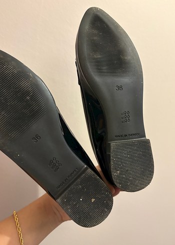 Siyah Parlak  Kadın Babet - Görsel 4