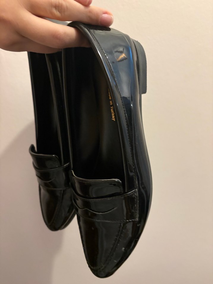 Siyah Parlak  Kadın Babet - Görsel 3