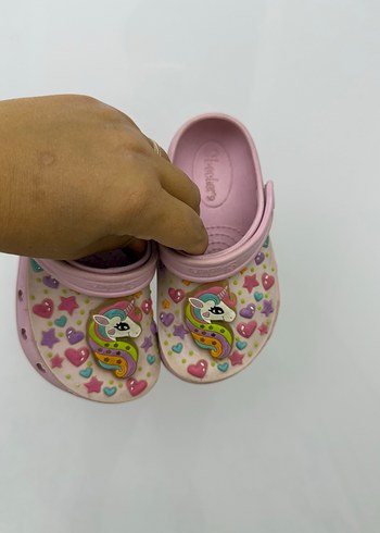 Skechers Kız Çocuk Pembe Unicorn Baskılı Terlik