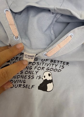 4 Yaş Beden gri Renk Kız Çocuk Kapüşonlu Sweatshirt ve Renkli Tayt