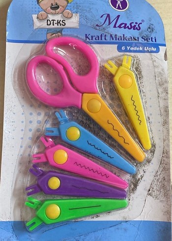 Masis Renkli Şekilli Makas Seti