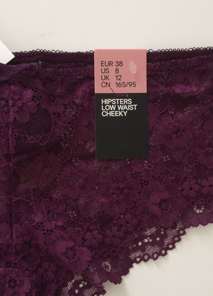 38 Beden H&M DANTEL HIPSTERS 