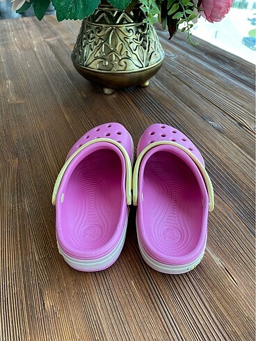30 Beden pembe Renk Crocs terlik C13(30/31)