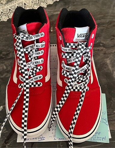 Vans kırmızı orijinal sneaker