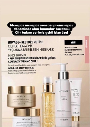 NovAge Menepoz Cilt Bakım Seti - Görsel 3