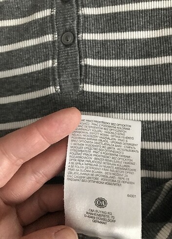 m Beden gri Renk H&M BADY