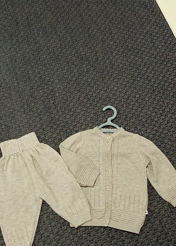 3-6 Ay Beden Mevsimlik Bebek Triko takım %100 pamuk