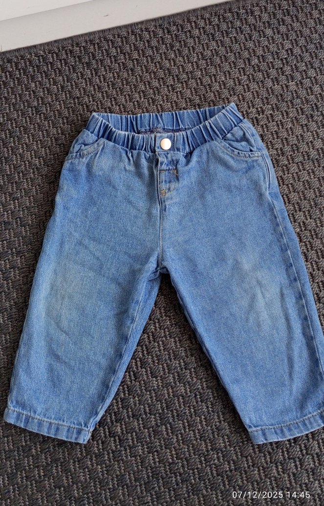 LC Waikiki Erkek Çocuk Mavi Bol Kesim Denim Pantolon - Görsel 2