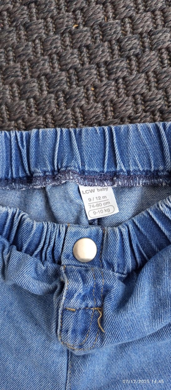 LC Waikiki Erkek Çocuk Mavi Bol Kesim Denim Pantolon - Görsel 3