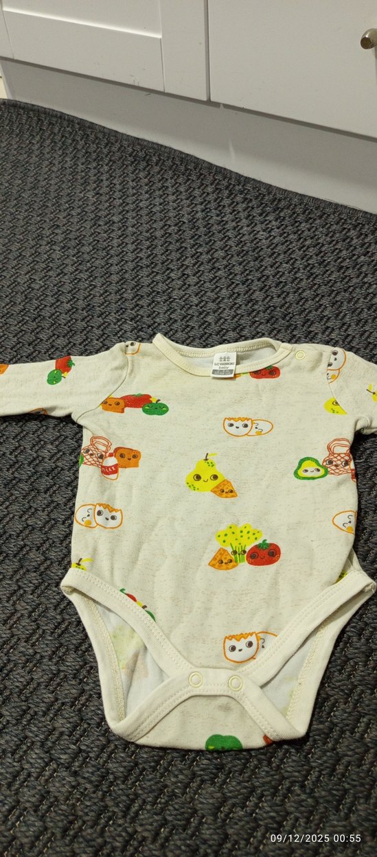 Bohem Tarzı Uzun Kollu Zıbın Örgü Bebek Body - Görsel 4