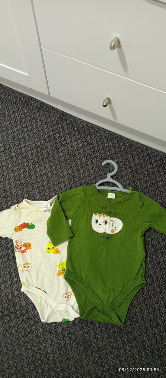 Bohem Tarzı Uzun Kollu Zıbın Örgü Bebek Body - Görsel 2